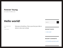 Tablet Screenshot of forever-young-uk.com